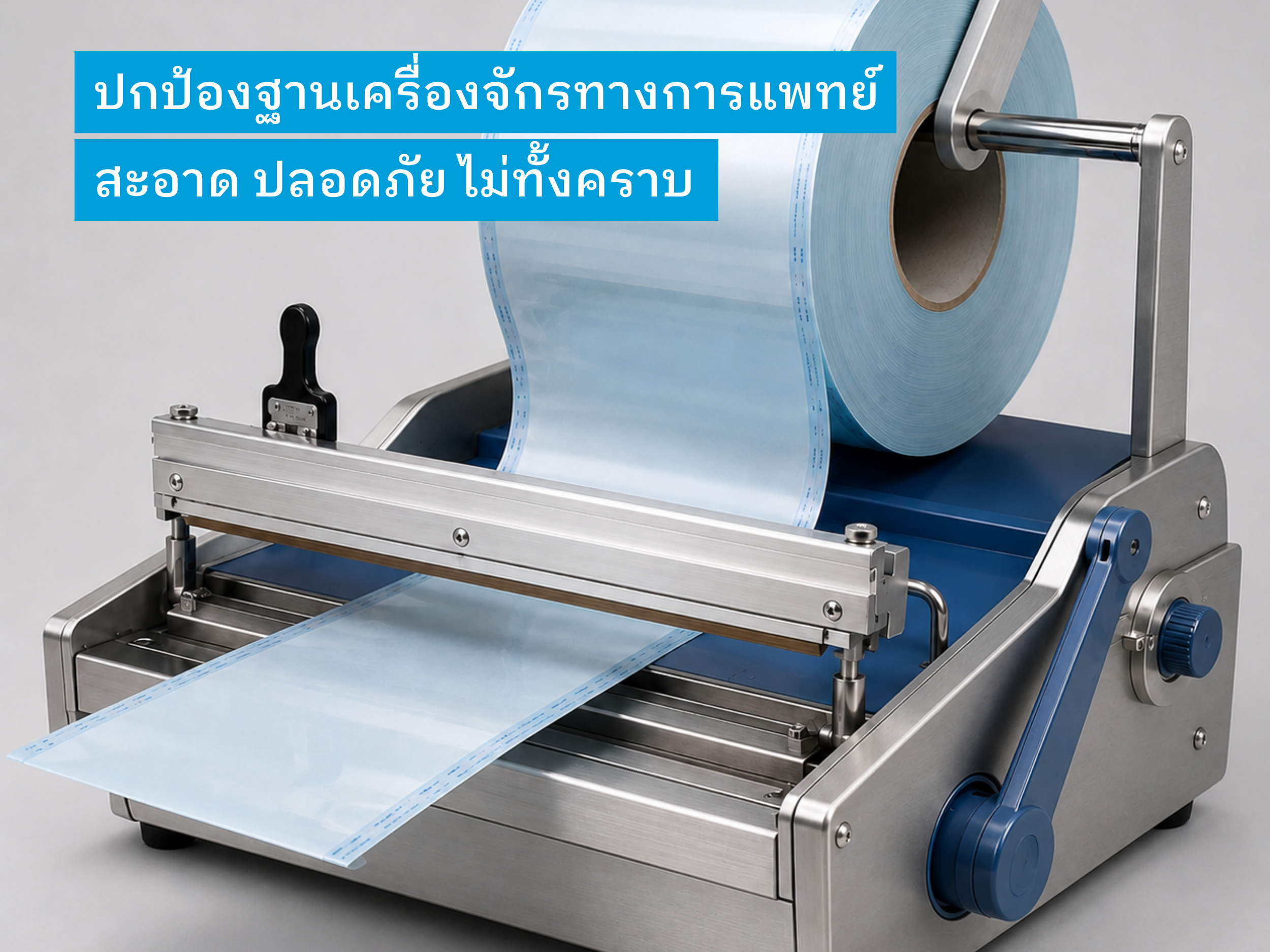 งานติดป้องกันฐานเครื่องจักรสำหรับผู้ผลิตอุปกรณ์ทางการแพทย์